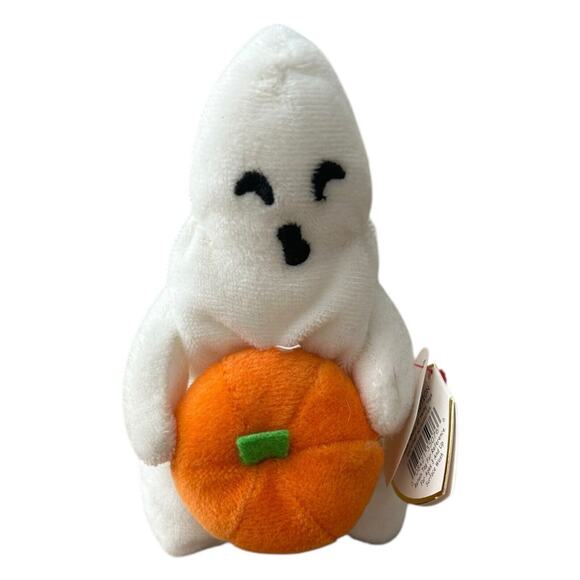 TY‎ Halloweenie Beanie Baby - GHOUL the Ghost (4.5 inch) - Picture 1 of 6